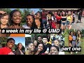 vlog 11: a week in my life @ university of maryland | UMD (part 1)