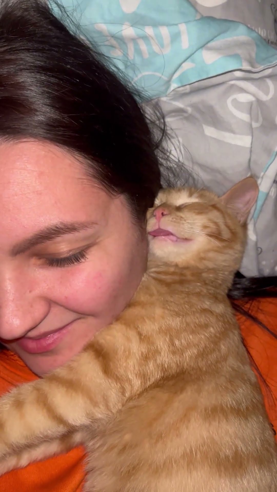 Cat Sleeps with Tongue Out || ViralHog