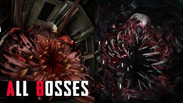 Resident Evil 2 Remake - All Bosses Battles Comparison (Comparación Jefes) - Original VS Remake