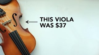 Those super cheap violins and violas on ebay…are they any good? + what does a $37 viola sound like?