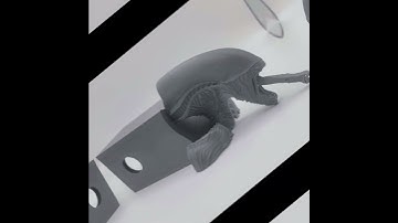 Xenomorph (Aliens Movie) Hitch Receiver Cap, 3D Printed, Custom Made #3dprinting