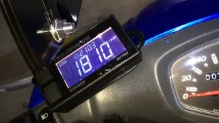 Address V125 【 Tachometer adjustment of Daytona 】