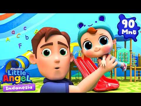 Aku Suka Taman Bermain | Little Angel Bahasa Indonesia | Kartun dan Lagu Anak
