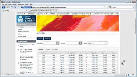 Binary Options $260 to $22134 in 4 days live account