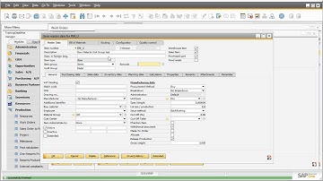 Beas Work order - Bill of Material - Input Unit