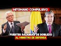 "El ministro de defensa es un MITÓMANO COMPULSIVO", dice Jorge Enrique Robledo