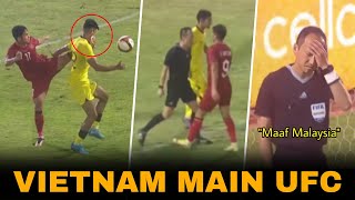 Wasit Gak Tega Lihat! Duel Keras Malaysia vs Vietnam SEA Games 2023