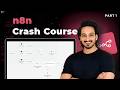 n8n Crash Course (Hindi) – Build Gemini Chatbot & AI Perplexity News Agent