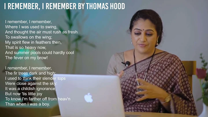 I remember, I remember - Poem by Thomas Hood | Exp...