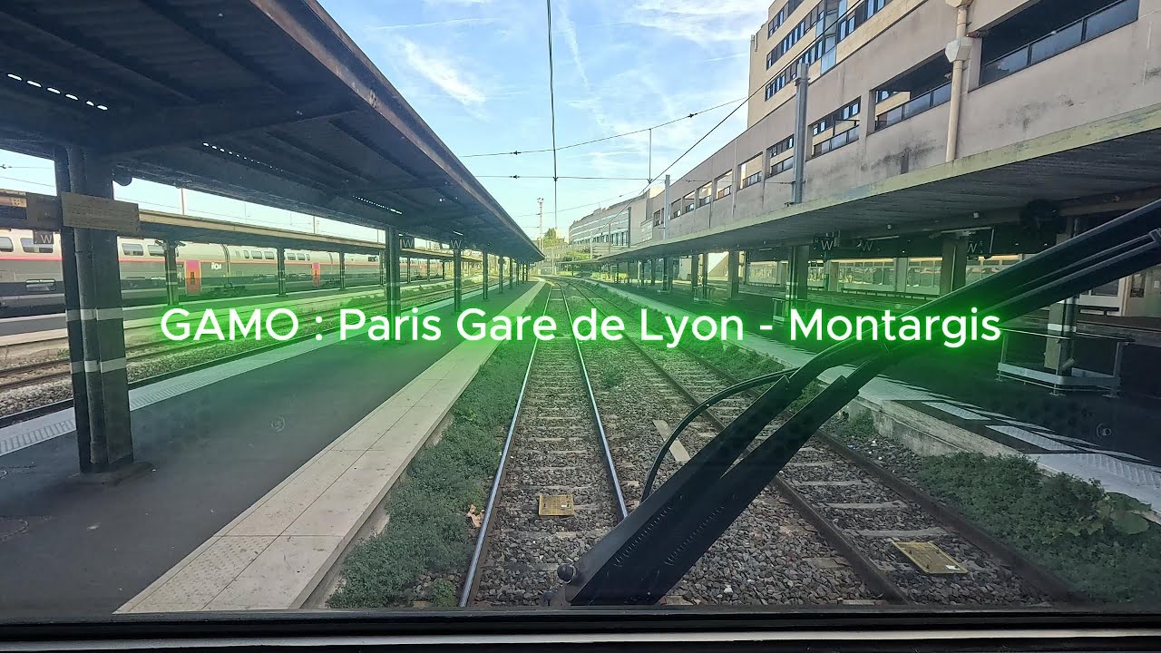 Cab Ride | Ligne R GAMO | Paris Gare de Lyon  à Montargis