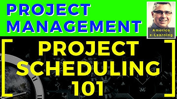 Lesson 2 - Project Scheduling 101 -  Project schedule network diagram and Gantt Chart  from the WBS