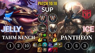 AF Jelly Tahm Kench vs SB Ice Pantheon Sup - KR Patch 10.18 screenshot 4