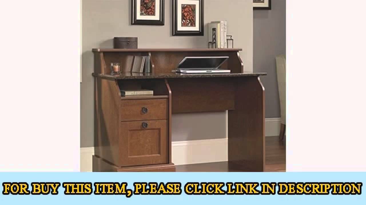 Sauder Graham Hill Desk Autum Maple Finish Youtube