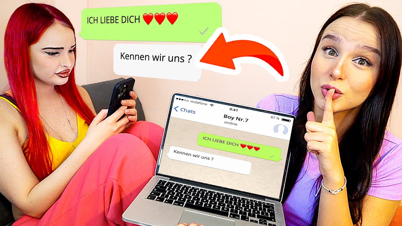 Schwester HEIMLICH beobachten 🤫💞 durch iPhone ! (Teil 4) - Celina