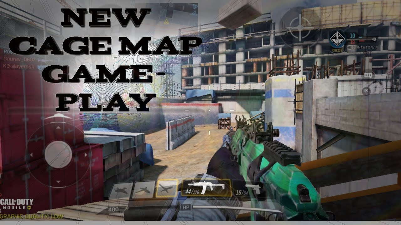NEW CAGE MAP GAMEPLAY | CALL OF DUTY MOBILE | - YouTube
