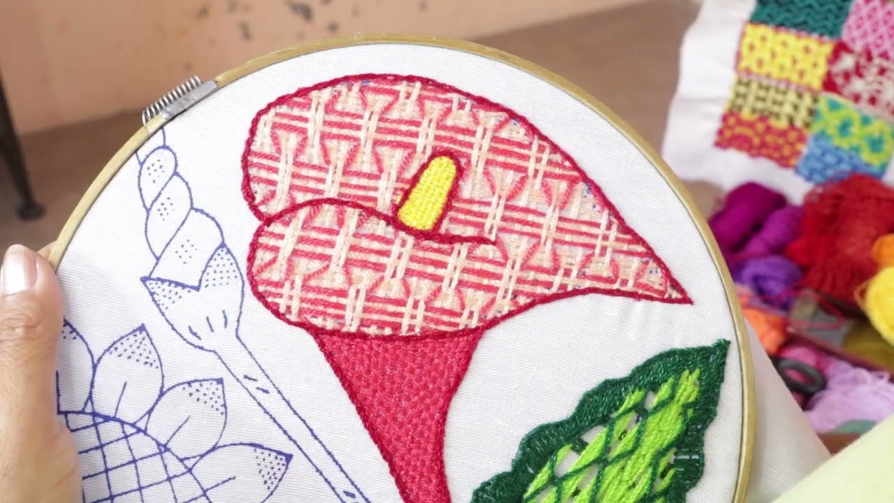 👀BORDADO FANTASIA para un ALCATRAZ🌷 BORDADOS FACILES 298