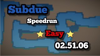 Teeworlds Speedrun | Subdue Easy ★★☆☆☆
