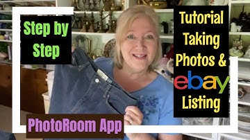 IMPROVE ebay PHOTOS +  EASY ebay LISTING Tutorial | PhotoRoom App | Beginner ebay Reseller Tips