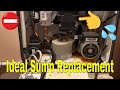 Gas Training - How To Replace An Ideal Logic Sump - Combi Boiler Leaking