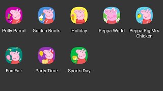 Peppa Pig * Polly Parrot,Peppa Pig * Holiday,Peppa Pig * Golden Boots,Peppa Pig * World of Peppa Pig