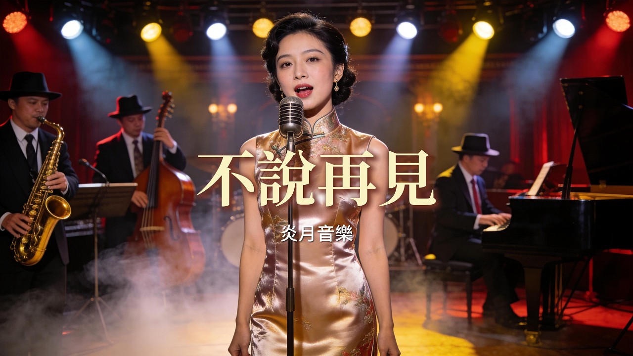 老上海經典爵士【不說再見】Timeless Jazz of Old Shanghai 1940s–1950s 上海時代曲 Chinese Jazz-Pop