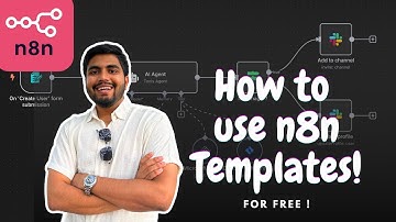 How to Import & Use Free n8n Templates ( n8n Tutorial )