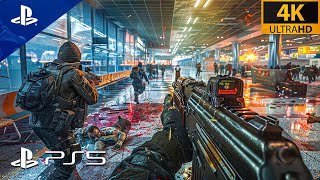 Airport Massacre | LOOKS ABSOLUTELY TERRIFYING | Ultra Realistic Graphics Gameplay | 4K Call of Duty