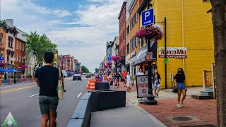 Walk Here: Georgetown, Washington DC - Summer 2021 - 4K UHD