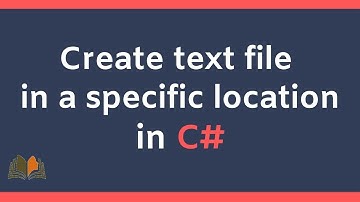 Create Text File in a specific location using C#