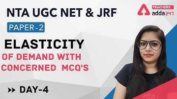 NTA UGC NET & JRF Paper 2 | Economics | Elasticity of Demand with concerned  MCQ