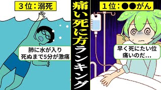 痛い死に方ランキング！●●がんは激痛です…人間が経験する痛みの実態…【ずんだもん｜アニメ｜ゆっくり解説】