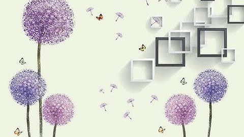 50 Mẫu Tranh 3D Hoa Tối Giản Mới Nhất P6 - Giá Tốt Nhất TPHCM