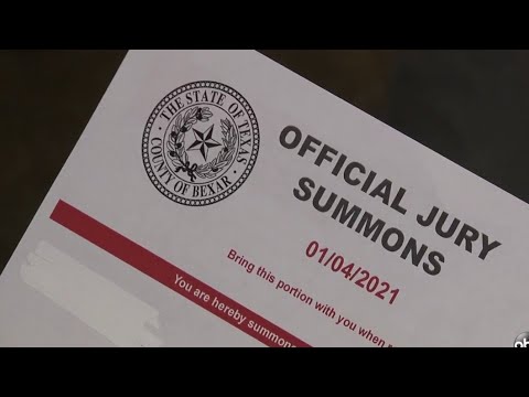 Summonses for civil jury trials in Bexar County are on the way for some residents