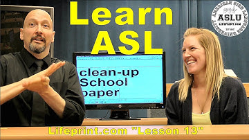 American Sign Language (ASL) Lesson 13 (review) (Sarah) (Megan)