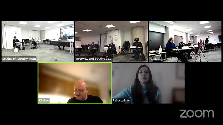 Southwark Overview & Scrutiny Committee Zoom Meeting 12.01.2022