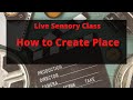 Peter kalos acting  method 20 live class   sensory work  how to create place