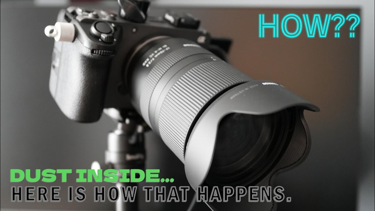Ever wondered how the dust gets inside of your camera's lens? - YouTube