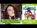 sims 4 nifty knitting trailer reaction! 💚🧶
