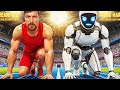 اسرع رجل في العالم ضد روبوت 