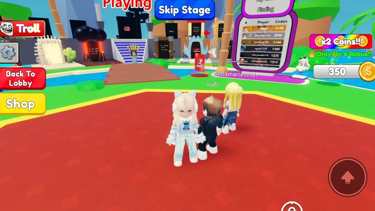 Find the code roblox youtube