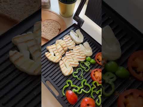 جبن حلوم مشوي فطور لذيذ وسريع البندري فهد