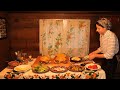 Jai cuisin des hamburgers de village incroyables dans un four  bois vieux de 100 ans