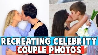 RECREATING CELEBRITY COUPLE PHOTOS w/ Jennxpenn @rickydillon