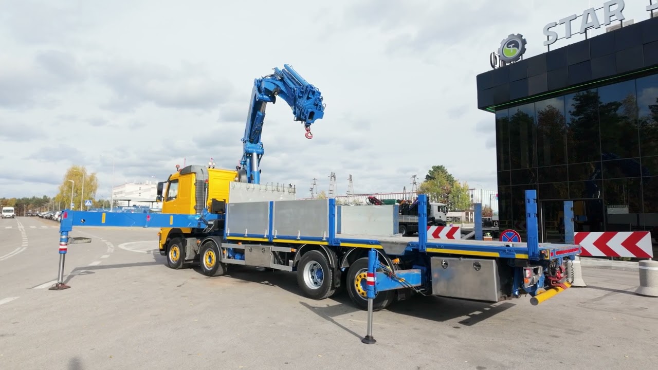 VOLVO FH 400 8x2 HIAB 600E-7 FLY JIB HDS Żuraw
