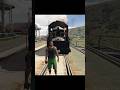 I Stopped a Moving Train in GTA V 😱🚂 #shorts