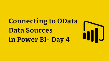 Day 4 - Power BI Session Connecting to OData data sources, DataVerse and using Power BI Datasets