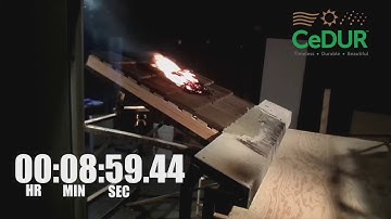 Class A Fire Rating Burn Test - Condensed - No Intro