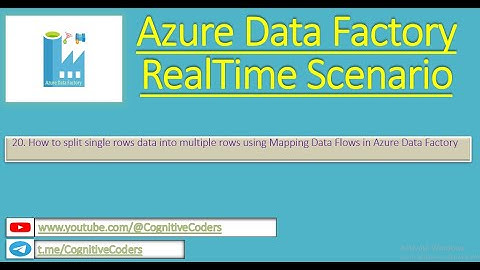 How to split single rows data into multiple rows using Mapping Data Flows in Azure Data Factory