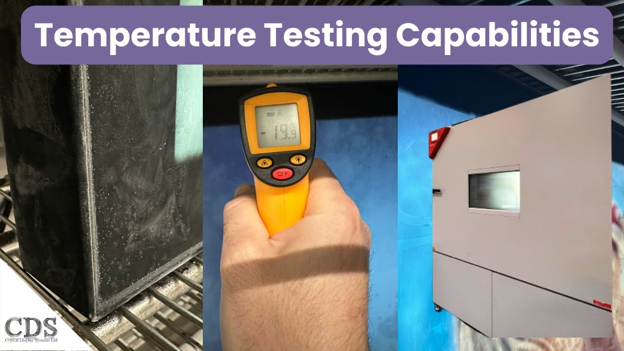 Cd Temperature Check CDS Display Temperature Testing Capabilities - YouTube