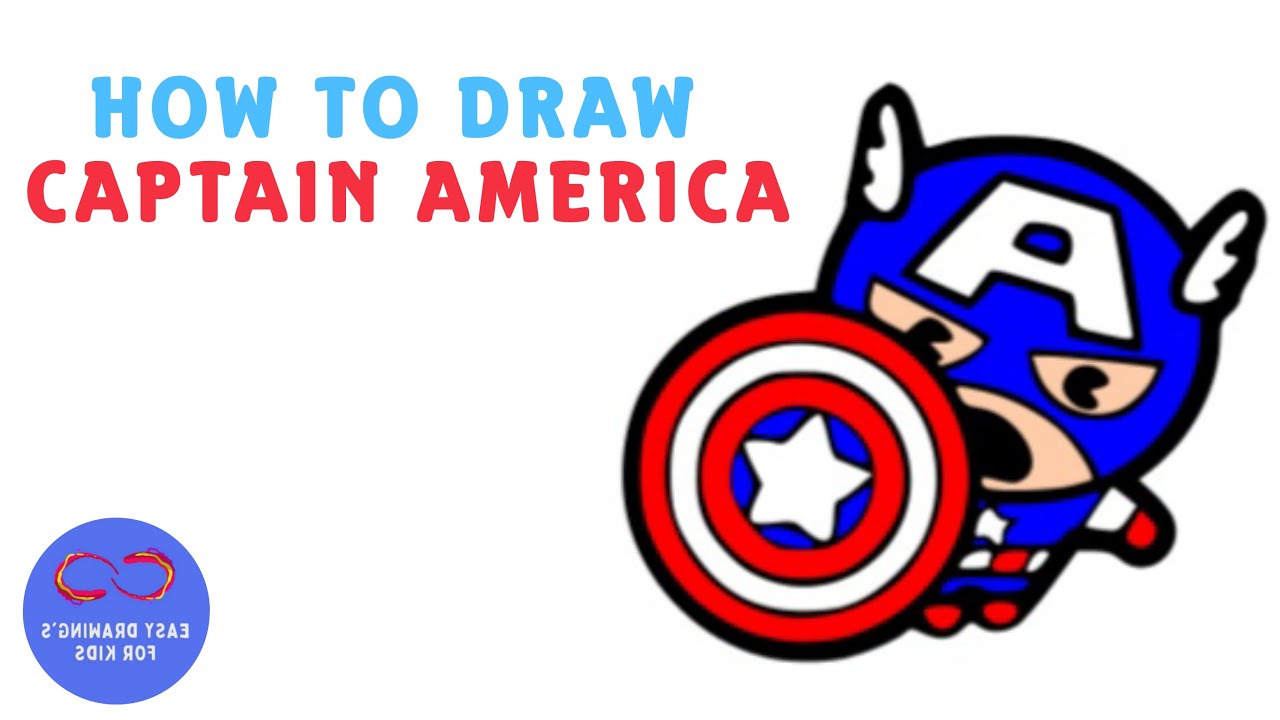 how to draw chibi captain america